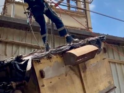 Alpinismo industrial em minas gerais